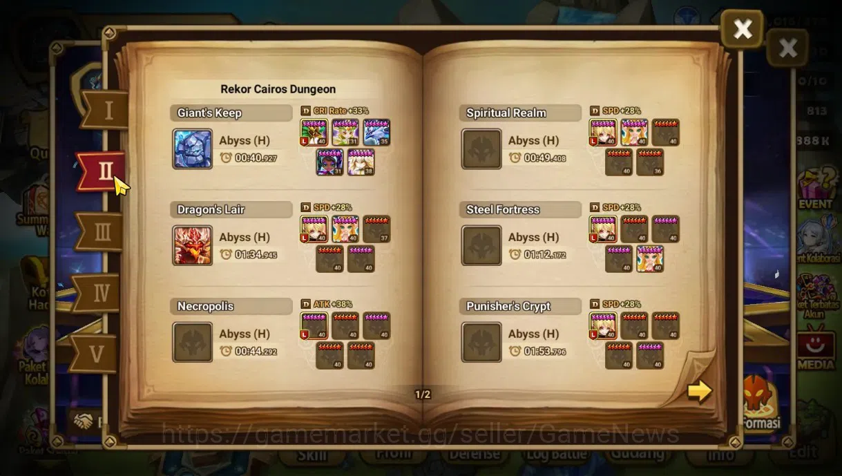 Summoners War: Sky Arena Accounts End-Game GLOBAL LV 88|2 LD(Jessica,Velaska)31Total NB5(Leo,Thesar,Lamiella,Etc)+56 5