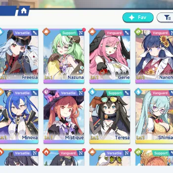 Stella Sora Accounts Global Lv 40|9 SSR, 3 Limited|(Noya T5+Sign,Chitose,Shia T1,Mistique