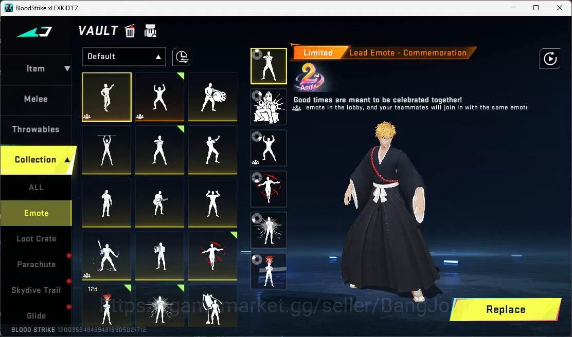 Blood Strike Accounts ASIA|2 EVO(GALIL,KAG)+5Mele | 12Eter(Collab Bleach image 19