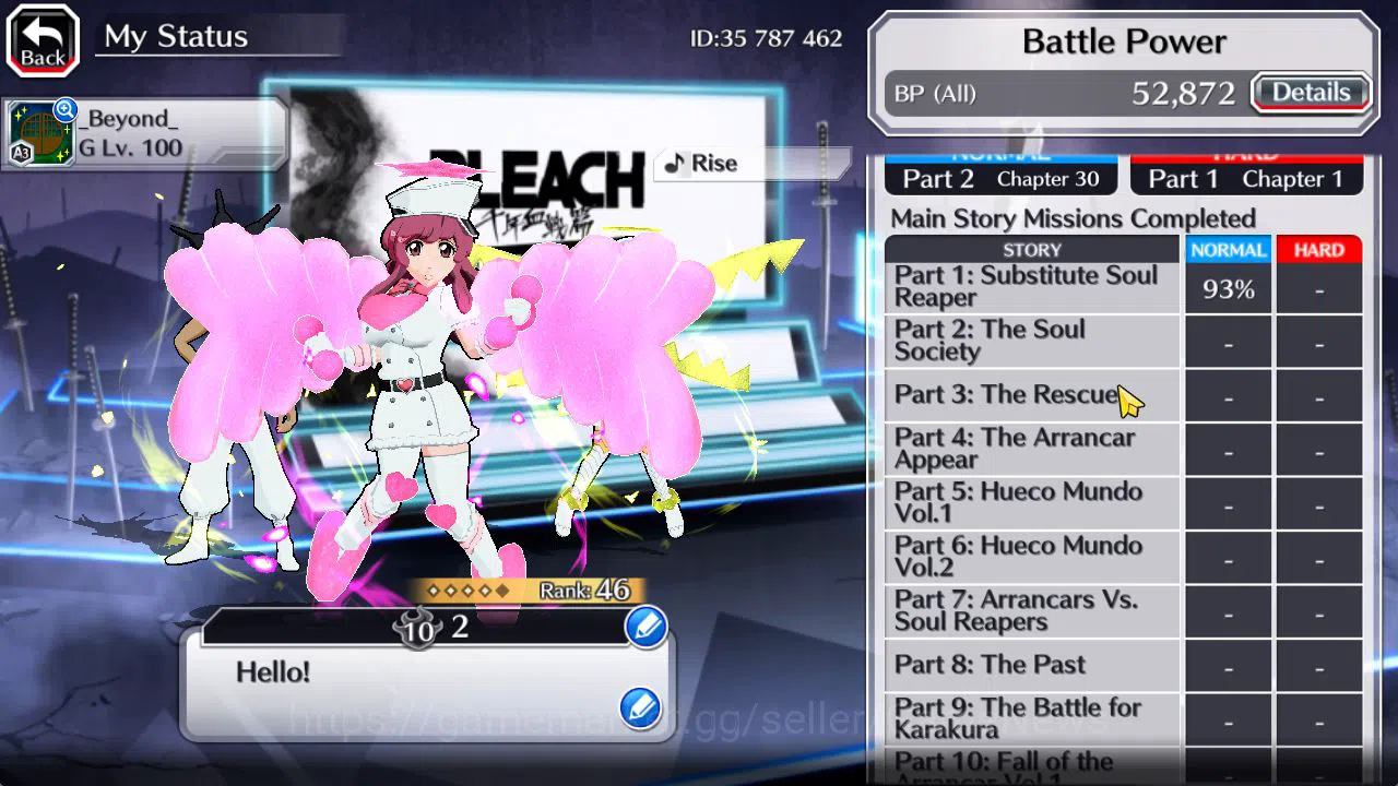 Bleach: Brave Souls Accounts Starter [GLOBAL]6K Orbs+Fresh All Story|TYBW26[Meninas,Lilto],TYBW25 Nana,TYBW24 4