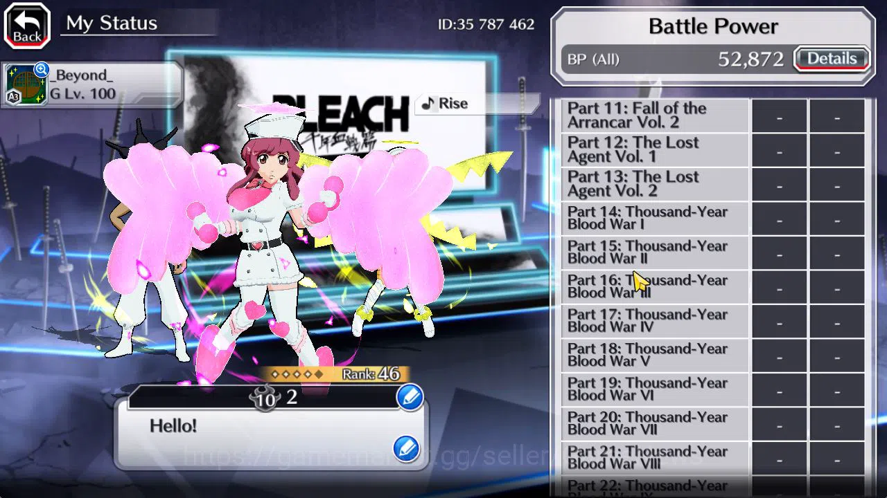 Bleach: Brave Souls Accounts Starter [GLOBAL]6K Orbs+Fresh All Story|TYBW26[Meninas,Lilto],TYBW25 Nana,TYBW24 5