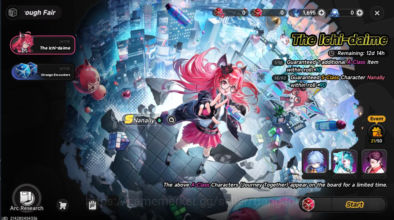 Neverness to Everness Accounts EU| Starter Lvl 3 | 1 S Nanally + 6A Char|MC male| image 3