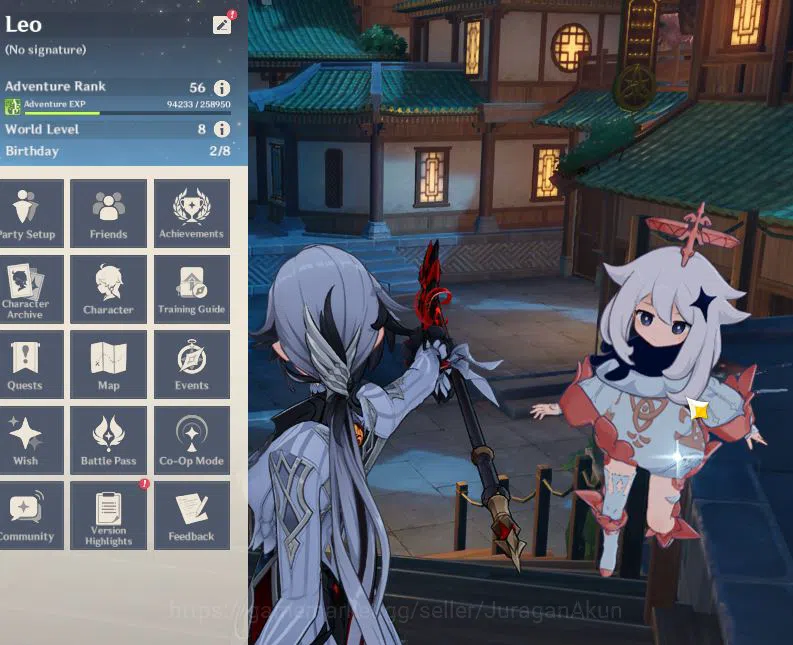 Genshin Impact Mid Game ASIA |AR 56 | 7 Limited + 2(*5Weapon)|Arlec+Sign,Y image 1