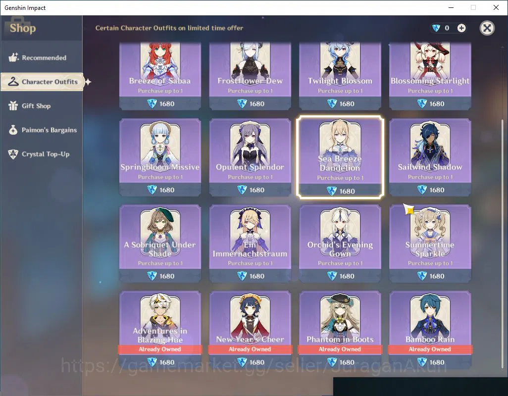Genshin Impact Accounts Mid Game ASIA |AR 56 | 7 Limited + 2(*5Weapon)|Arlec+Sign,Yelan,Alhaitam,Zhongli,Nahida,Lauma,Etc 11