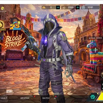 Blood Strike Accounts Collab Skin ASIA|2 ETERNAL(MP7-Tidesong Lv3,M82-Noxdra Lv2)|Collab AOT-M4A1|7