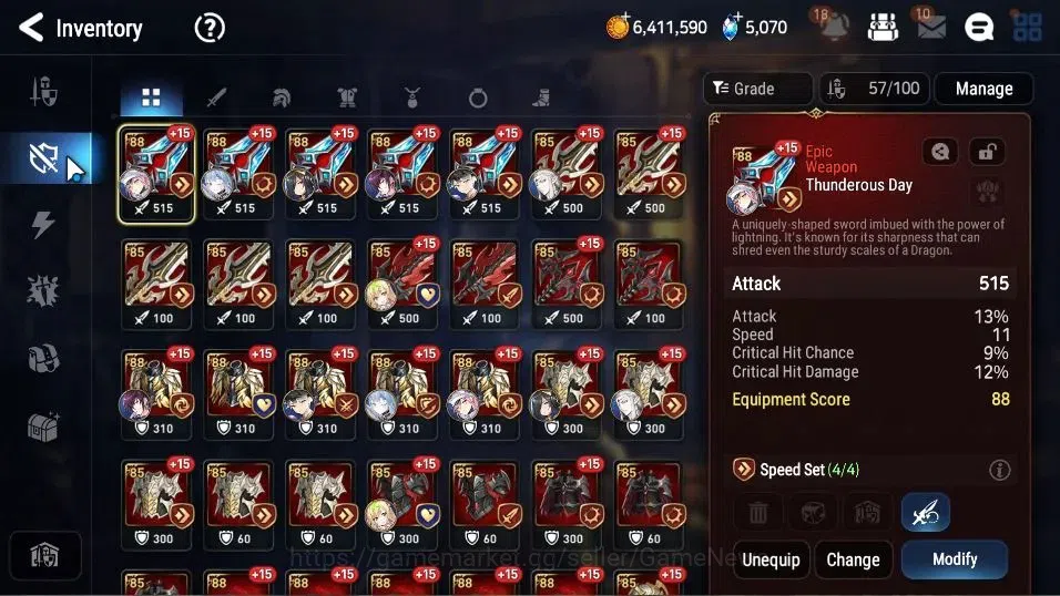 Epic Seven Accounts GLOBAL Unverif|New Era|5 ML(BArunka,LOTScales,US C image 10