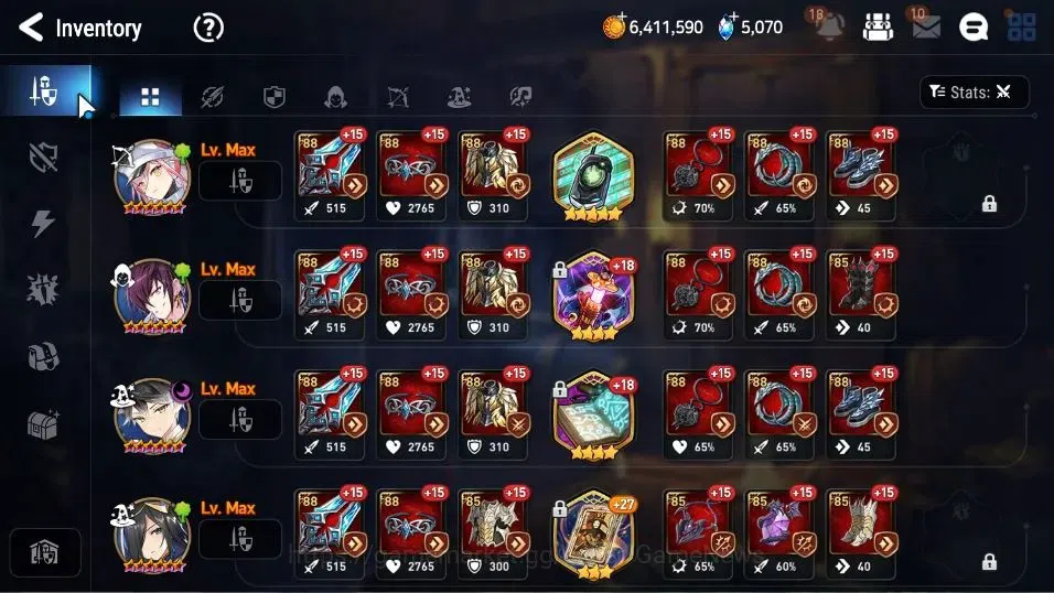 Epic Seven Accounts GLOBAL Unverif|New Era|5 ML(BArunka,LOTScales,US C image 9