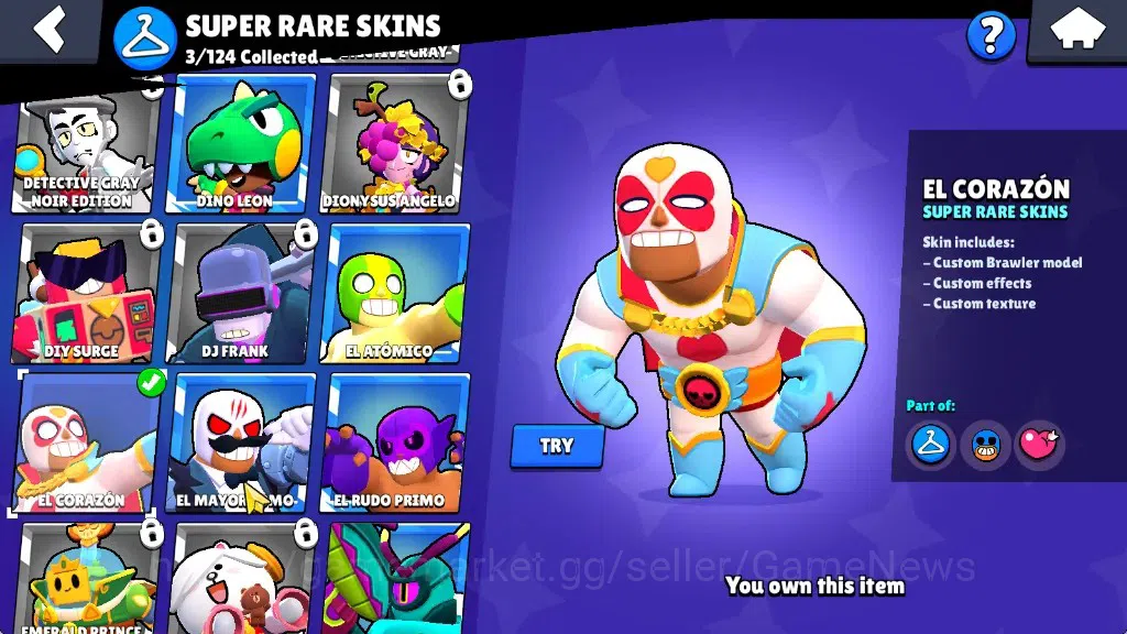 Brawl Stars Accounts 1683 Trophy|23 Brawlers 3 Max|Edgar Full Buffies,S image 12