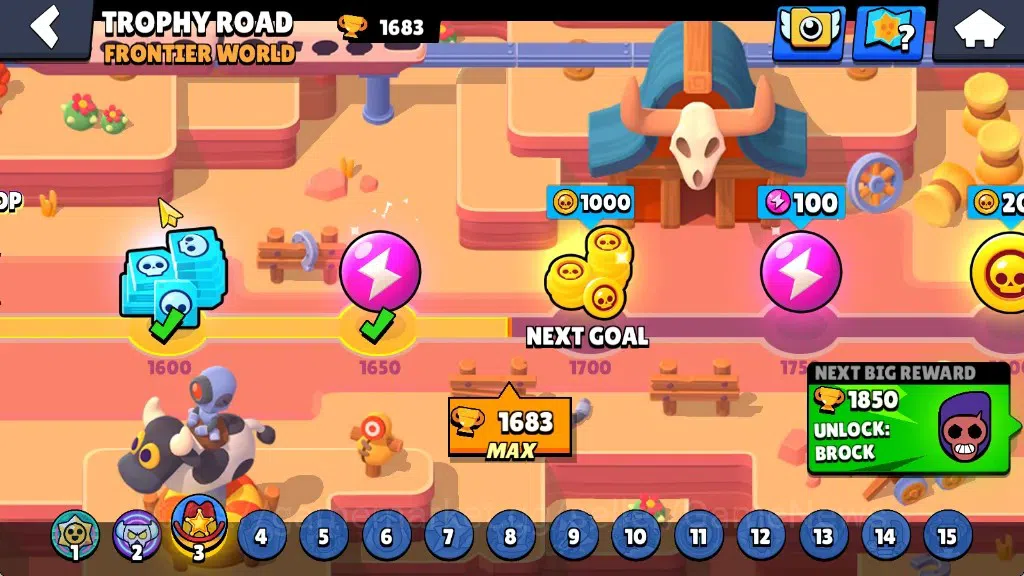Brawl Stars Accounts 1683 Trophy|23 Brawlers 3 Max|Edgar Full Buffies,S image 5