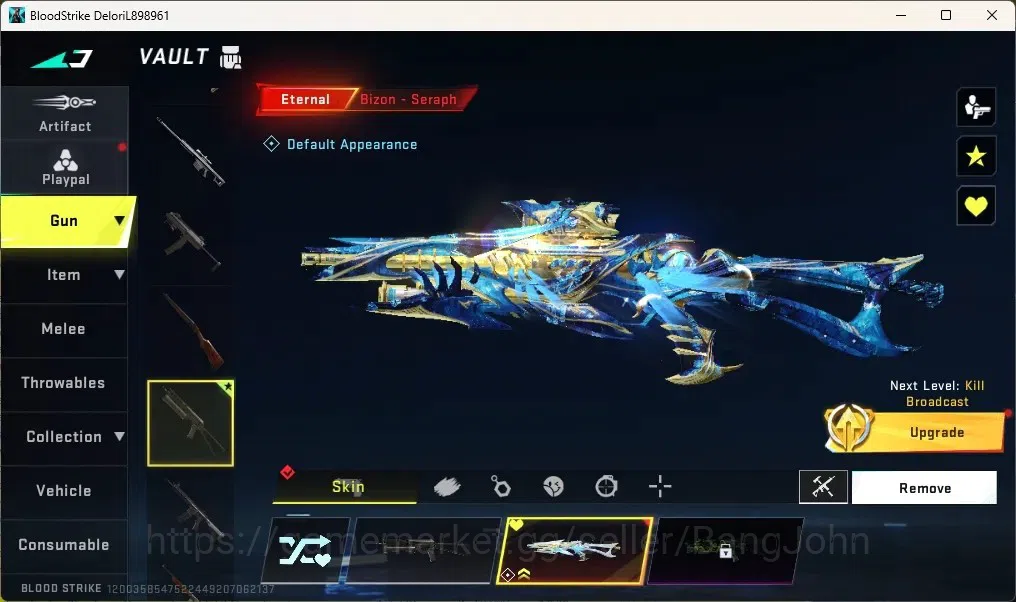Blood Strike Accounts ASIA | 1 ETERNAL: Bizon-Seraph | 1 Legendary Gun | image 4