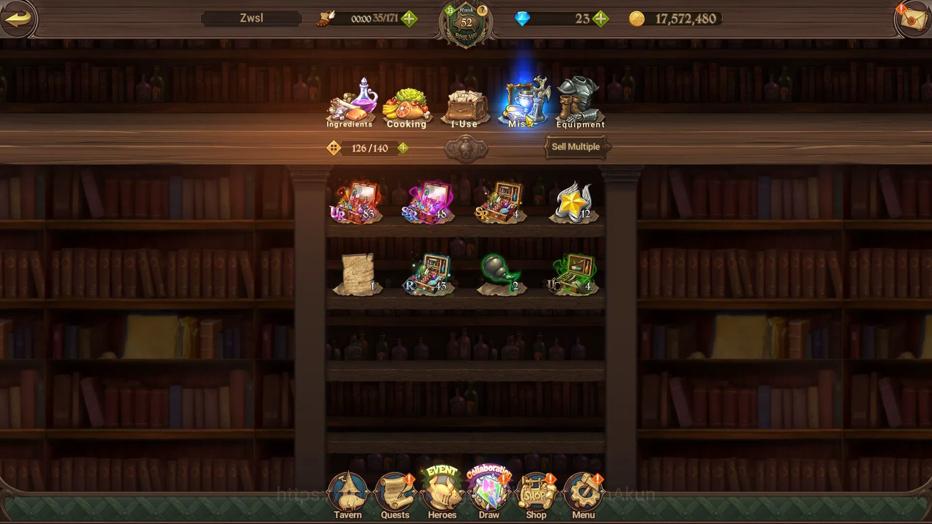 The Seven Deadly Sins: Grand Cross Accounts Midgame Asia|2,2M CC|1 LR+11 14