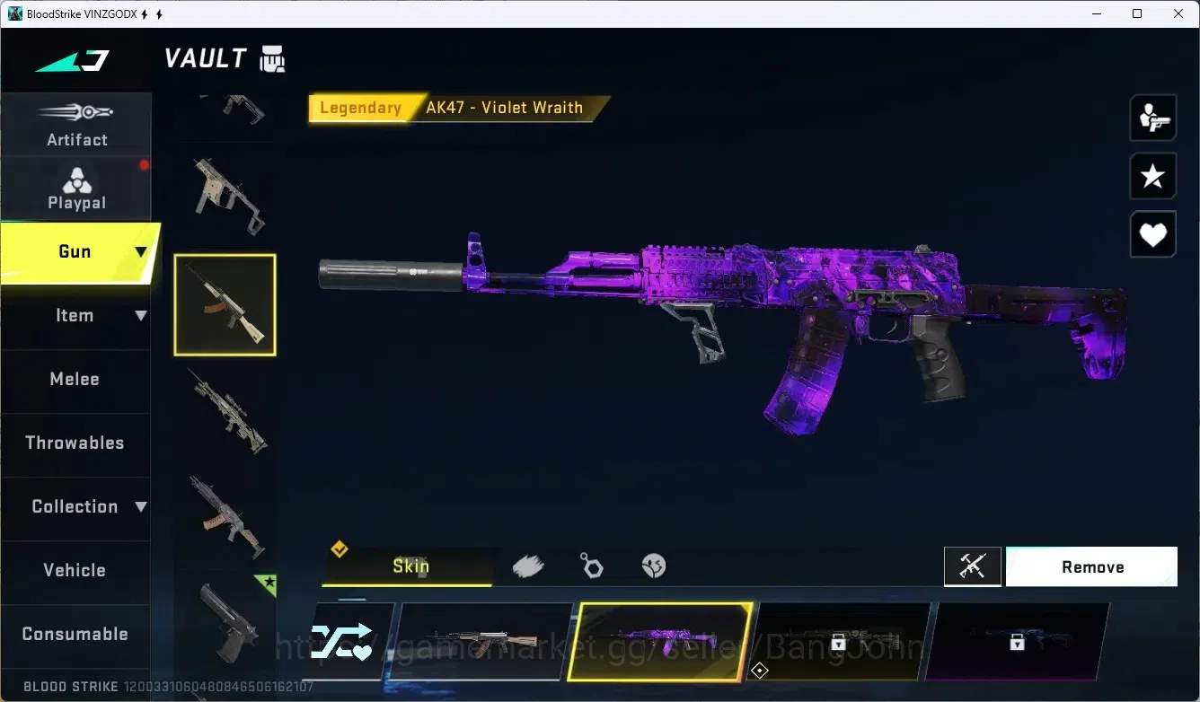 Blood Strike Accounts ASIA | 1 ETERNAL: Desert Eagle | 2 TR: MCX, FN2000 image 3