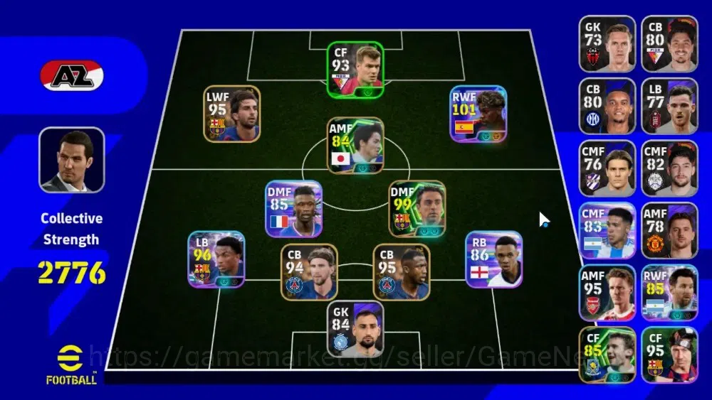 eFootball Accounts Legends & Iconic Players Android|5 Show Time Lamine Yamal,Alejandro Balde,Lionel Messi|3 Epic Xavi,Shinji 1