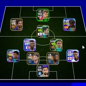 eFootball Accounts Legends & Iconic Players Android|5 Show Time Lamine Yamal,Alejandro Balde,Lionel Messi|3 Epic Xavi,Shinji