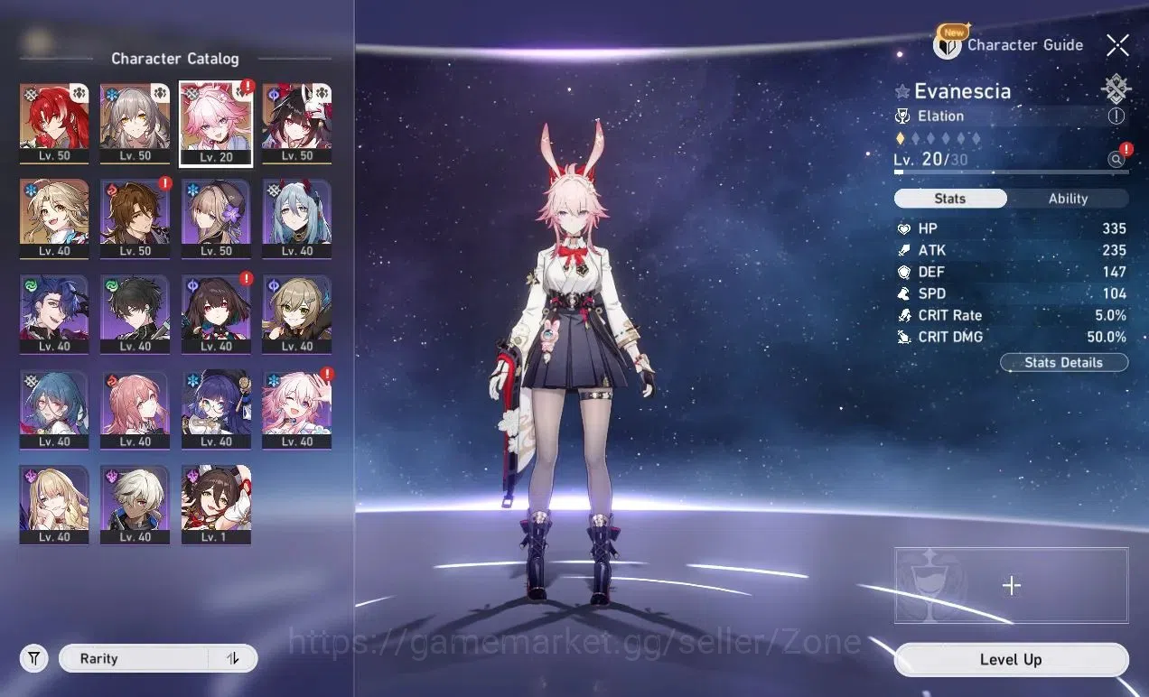 Honkai Star Rail Accounts ASIA|Starter|TL37|5x5*|Evanescia,Bronya,Sparkle, E image 2
