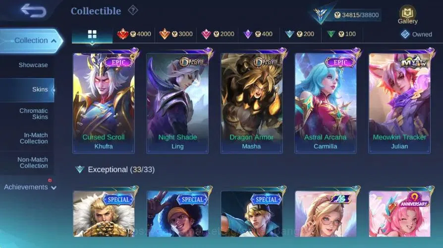 Mobile Legends: Bang Bang Accounts Global|Hero 118|Skin 172|Expert|Collector Natalia| image 12
