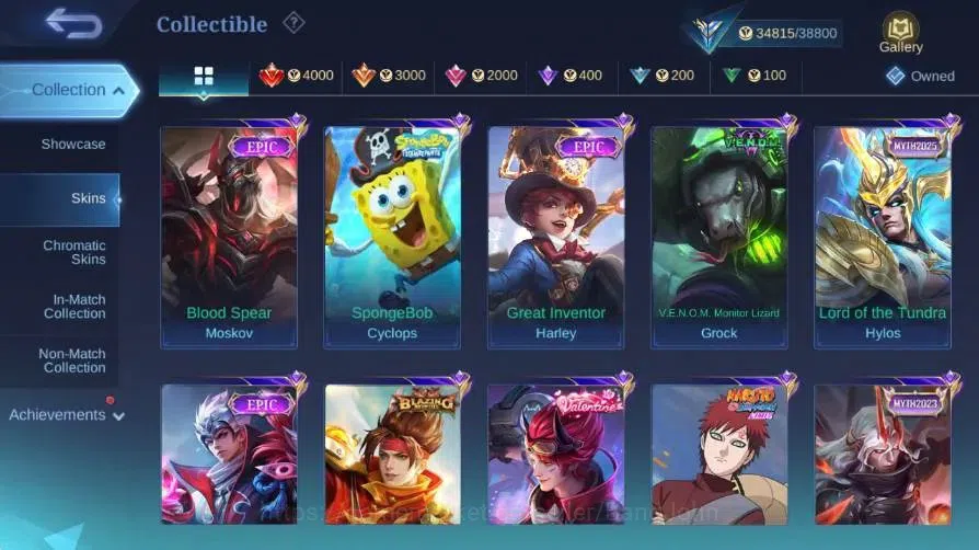 Mobile Legends: Bang Bang Accounts Global|Hero 118|Skin 172|Expert|Collector Natalia| image 14