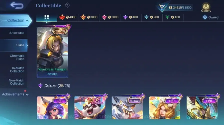 Mobile Legends: Bang Bang Accounts Global|Hero 118|Skin 172|Expert|Collector Natalia| image 17