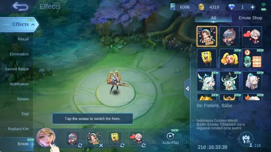 Mobile Legends: Bang Bang Accounts Global|Hero 118|Skin 172|Expert|Collector Natalia| image 2