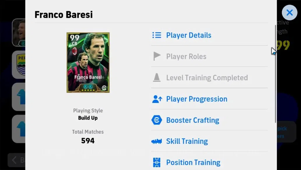 eFootball Accounts Android||Gianluigi Donnarumma, Franco Baresi, Cafu image 12