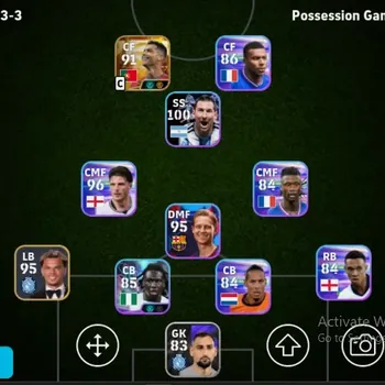 eFootball Accounts Others Android|PW 2708|BIGT Ronaldo,Epic Serginho PaulScholes,Shwt Bassey Messi Yamal,etc|EFB3936B