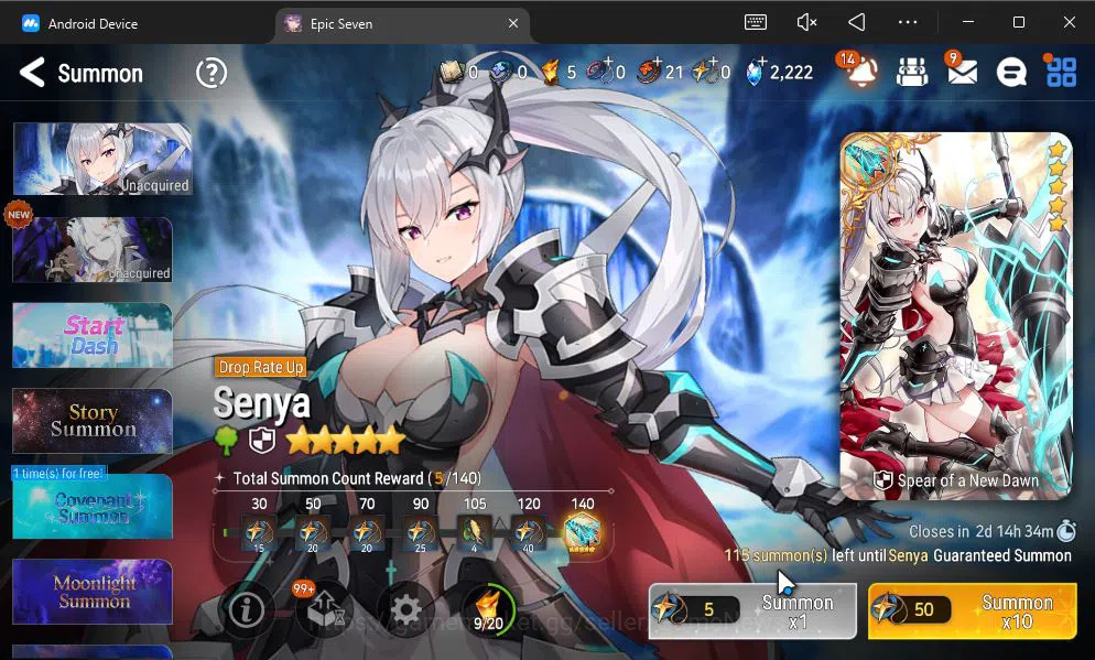 Epic Seven Accounts GLOBAL Unverif|NEW ERA|7 ML(BArunka,LOT Scales,TE image 12
