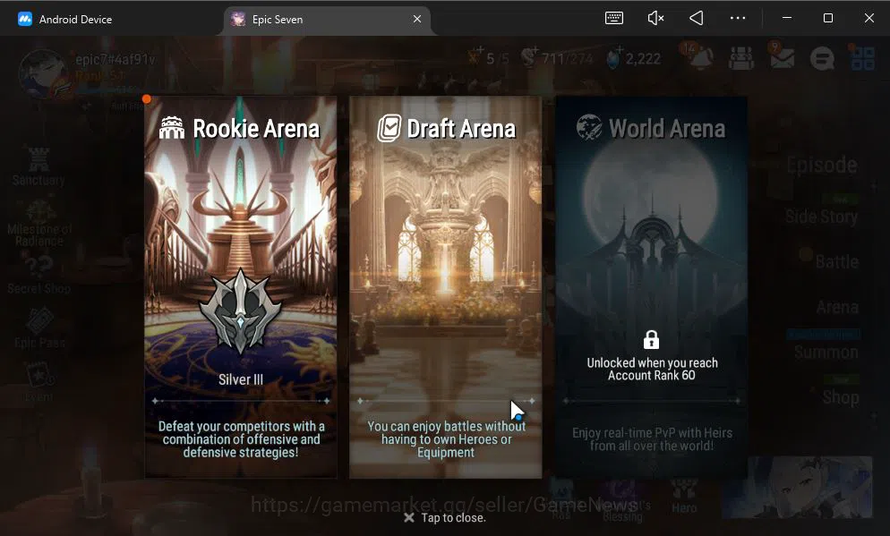 Epic Seven Accounts GLOBAL Unverif|NEW ERA|7 ML(BArunka,LOT Scales,TE image 13