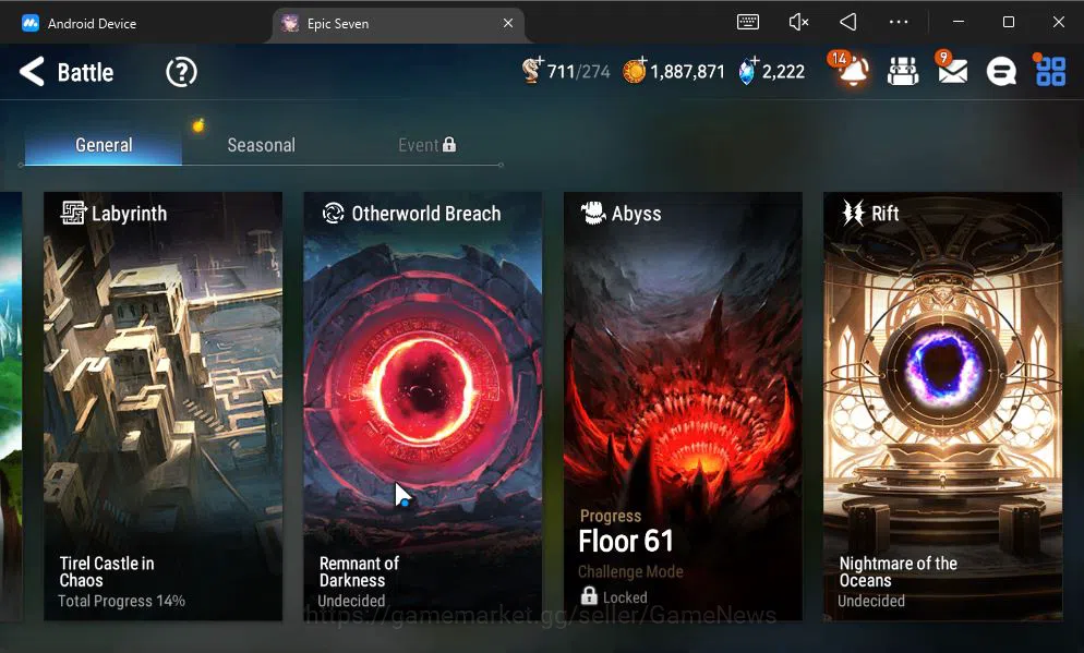 Epic Seven Accounts GLOBAL Unverif|NEW ERA|7 ML(BArunka,LOT Scales,TE image 15