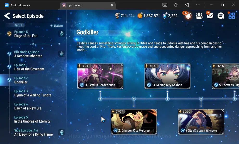 Epic Seven Accounts GLOBAL Unverif|NEW ERA|7 ML(BArunka,LOT Scales,TE image 18