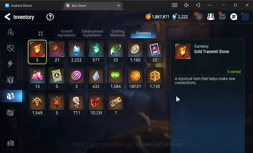 Epic Seven Accounts GLOBAL Unverif|NEW ERA|7 ML(BArunka,LOT Scales,TE image 6