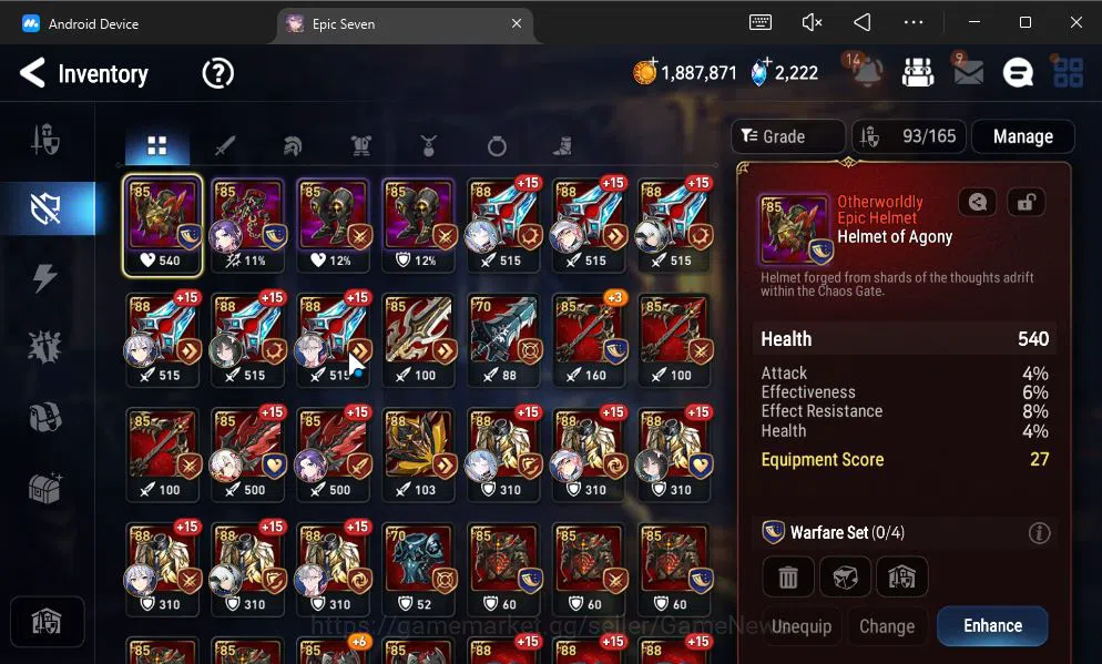 Epic Seven Accounts GLOBAL Unverif|NEW ERA|7 ML(BArunka,LOT Scales,TE image 8