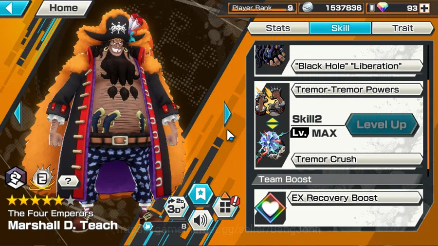 One Piece Bounty Rush Accounts GLOBAL | MAX 2 | EX 4 | Marshall D teach, BP kuzan image 3