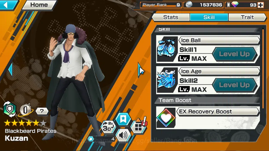 One Piece Bounty Rush Accounts GLOBAL | MAX 2 | EX 4 | Marshall D teach, BP kuzan image 4