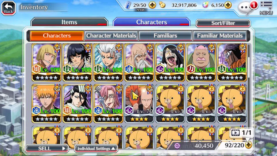 Bleach: Brave Souls Accounts Starter [GLOBAL]6k Orbs+Fresh All Story|Fierce Nnoitora,Brave Retsu,JPN Parasol Rukia|Klab 10