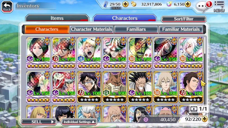 Bleach: Brave Souls Accounts Starter [GLOBAL]6k Orbs+Fresh All Story|Fierce Nnoitora,Brave Retsu,JPN Parasol Rukia|Klab 9