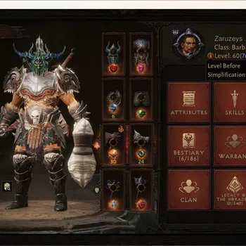 Diablo Immortal Accounts High-End NA - High Heavens | 60 (764) Barbarian-Harbinger | CR 40572 | Reso 330 | Inferno III | CS
