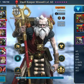 Raid: Shadow Legends Accounts Endgame Lv 45|907K Power|17