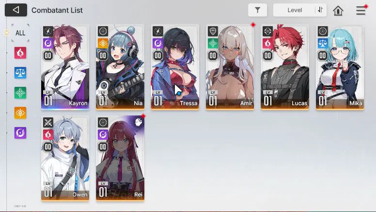 Chaos Zero Nightmare Accounts GLOBAL Verif | Lv05 | Fresh Starter Kayron Nia Luc image 5