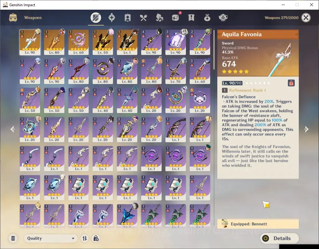 Genshin Impact Accounts ASIA|AR 56|11 Limited + 5 (*5Weapon)|Flins PreamTe image 4