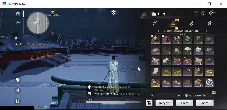 Where Winds Meet Accounts GLOBAL|Lv 94|23K GS|1 HC Unused|Humble Hero Set,Ephemeral Bloom Set,Peaceful Life,Anthem of 12