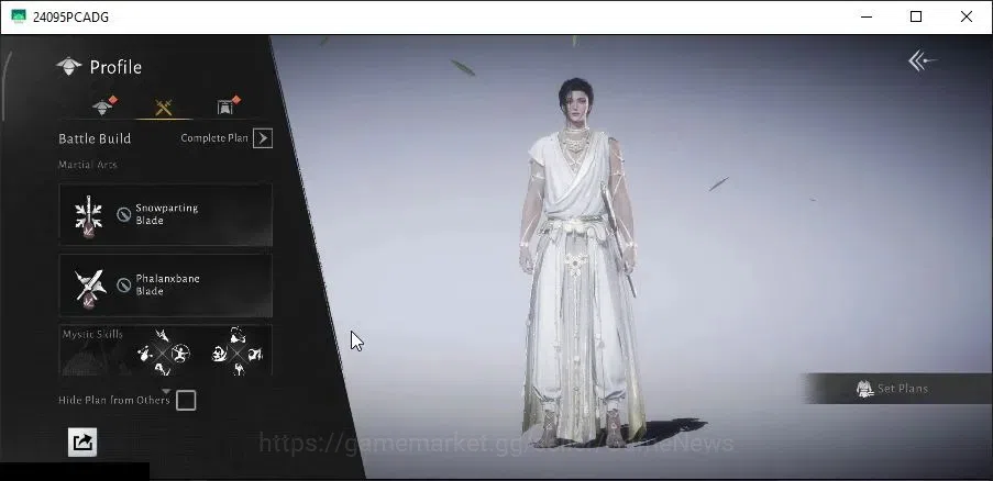 Where Winds Meet Accounts GLOBAL|Lv 94|23K GS|1 HC Unused|Humble Hero Set,Ephemeral Bloom Set,Peaceful Life,Anthem of 3