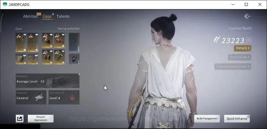 Where Winds Meet Accounts GLOBAL|Lv 94|23K GS|1 HC Unused|Humble Hero Set,Ephemeral Bloom Set,Peaceful Life,Anthem of 9