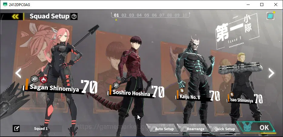 Kaiju No. 8 The Game Accounts MOBILE|3 Limited 13 SSR (Gen Narumi&Akari Minase Christmas,Sagan Shinomiya Over 12