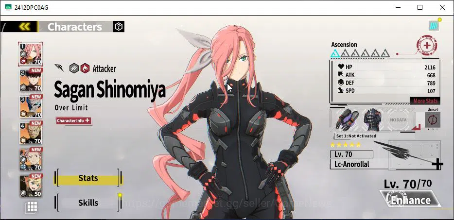 Kaiju No. 8 The Game Accounts MOBILE|3 Limited 13 SSR (Gen Narumi&Akari Minase Christmas,Sagan Shinomiya Over 4