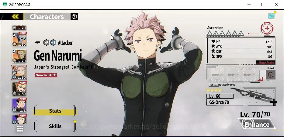 Kaiju No. 8 The Game Accounts MOBILE|3 Limited 13 SSR (Gen Narumi&Akari Minase Christmas,Sagan Shinomiya Over 7