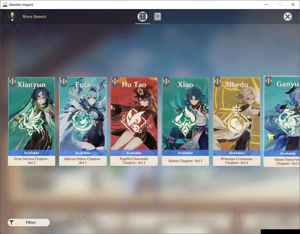 Genshin Impact Accounts ASIA |AR 50 |1 Limited + 2 (*5 Standard) + 1 (*5 W image 16
