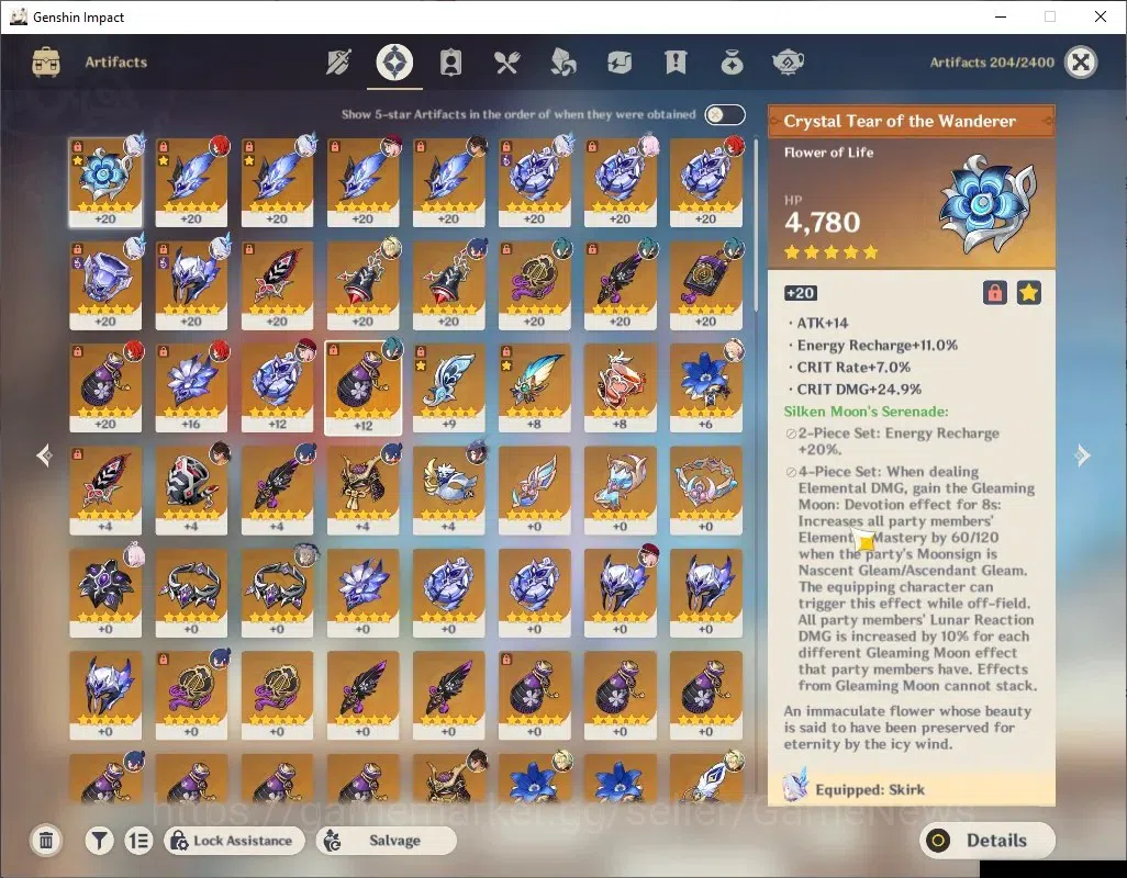 Genshin Impact Accounts ASIA |AR 50 |1 Limited + 2 (*5 Standard) + 1 (*5 W image 5