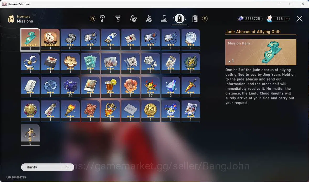 Honkai Star Rail Accounts Others ASIA|TL 66|11 Limit|PremTeam 13