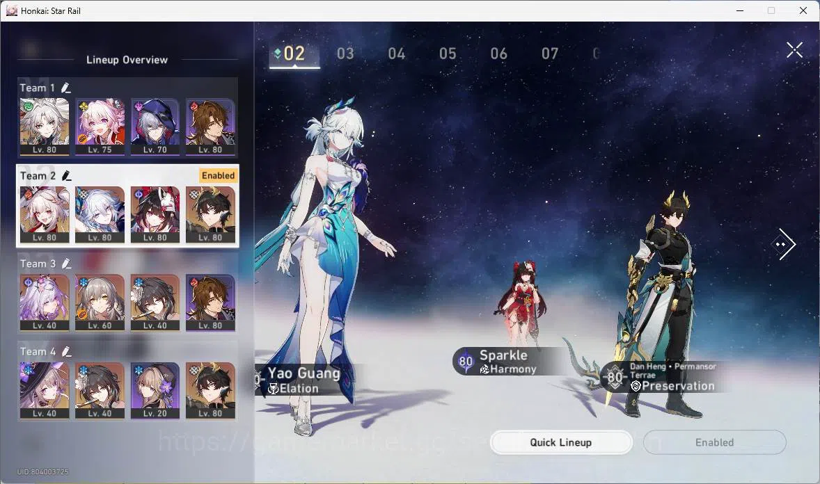 Honkai Star Rail Accounts Others ASIA|TL 66|11 Limit|PremTeam 15