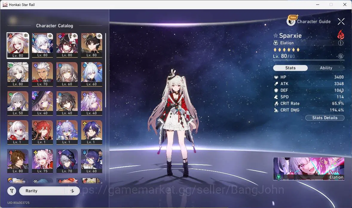 Honkai Star Rail Accounts Others ASIA|TL 66|11 Limit|PremTeam 4